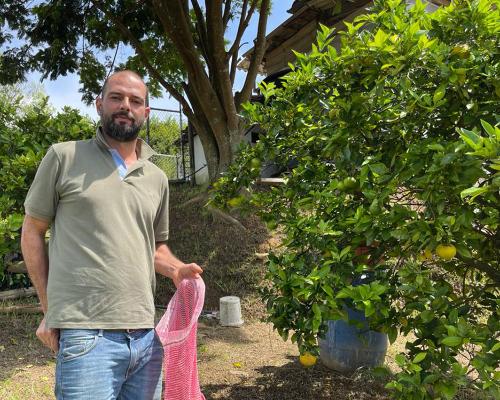 FotografoFoto Alcaldía de Medellín:León Darío Posada es un campesino del corregimiento de San Cristóbal que vive en la vereda El Patio, donde es líder de la Junta de Acción Comunal.